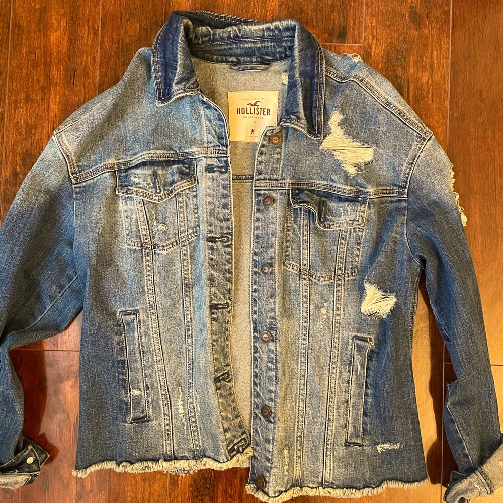 Oversized denim jacket